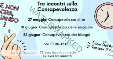 Seminario esperenziale sulla Consapevolezza